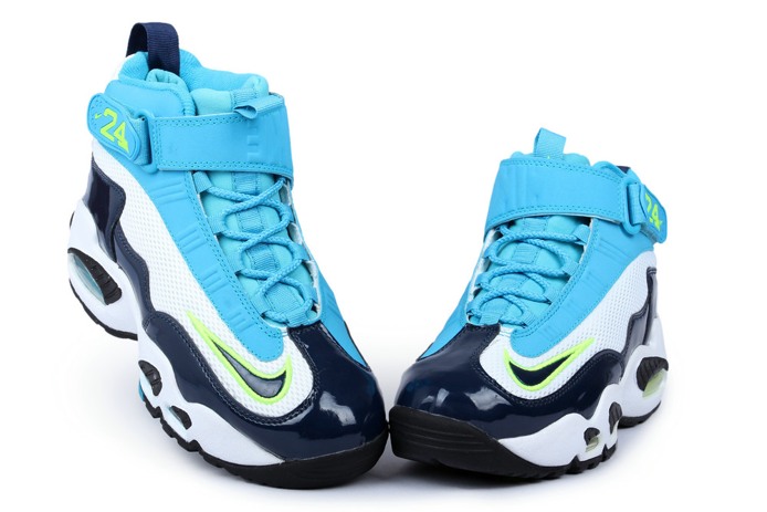 Nike Ken Griffen Max Mens chaussures en vente vert bleu (2)